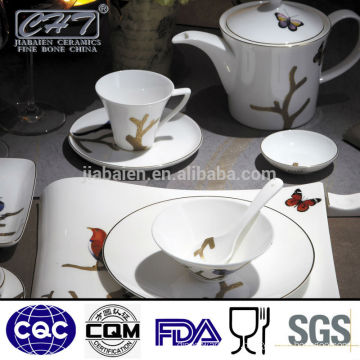 A067 wholesale fine bone china modern chinese style dinner set